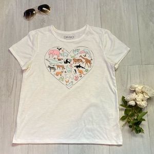 Girls 14 Mudd Animal Graphic T-shirt